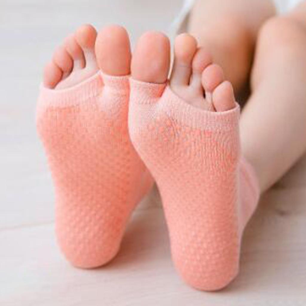 Pilates Yoga Class - Eco Friendly Cotton Half Toe Grip