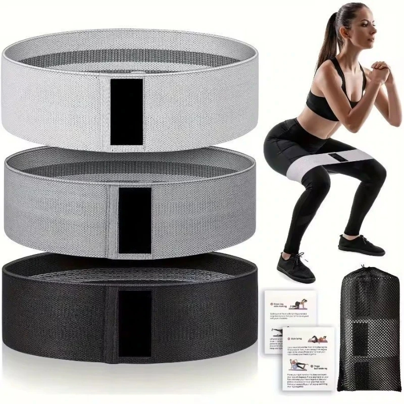 3PCS Fabric Resistance Bands f - Pilates Yoga Class review and price