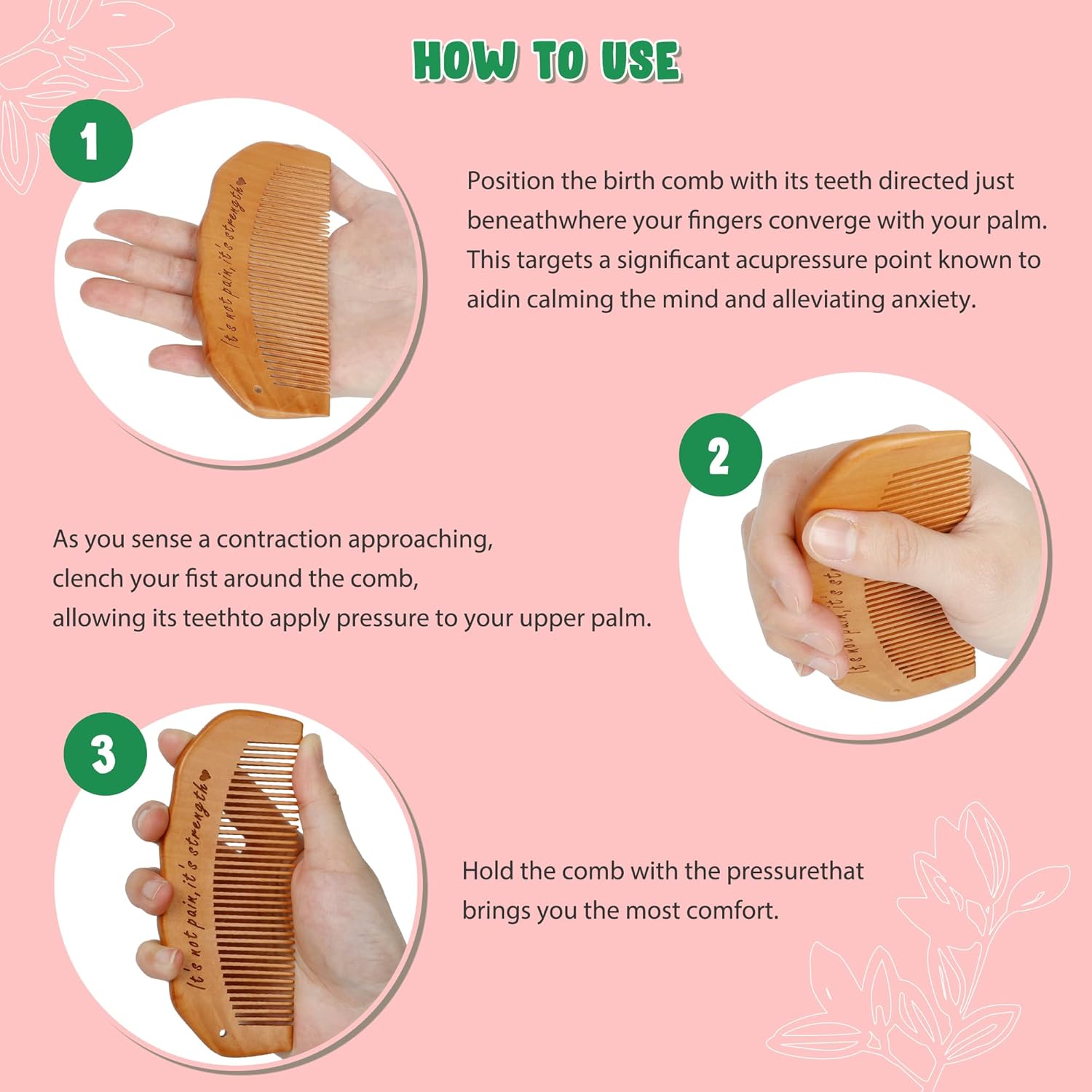 3pcs/Set Birth Comb Acupressur - Acupressure Ball Set review and price