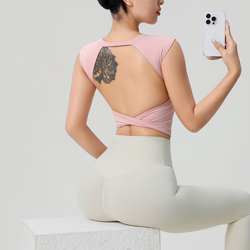 Women's Backless Fitness Cloth - Pilates Yoga Top review and price