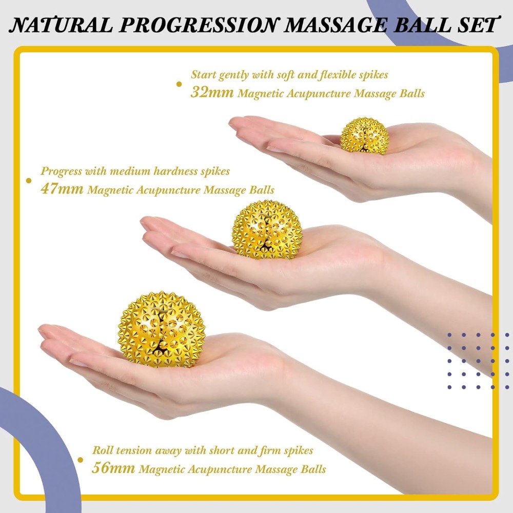 6Pcs/Set Magnetic Massage Ball - Acupressure Ball Set review and price