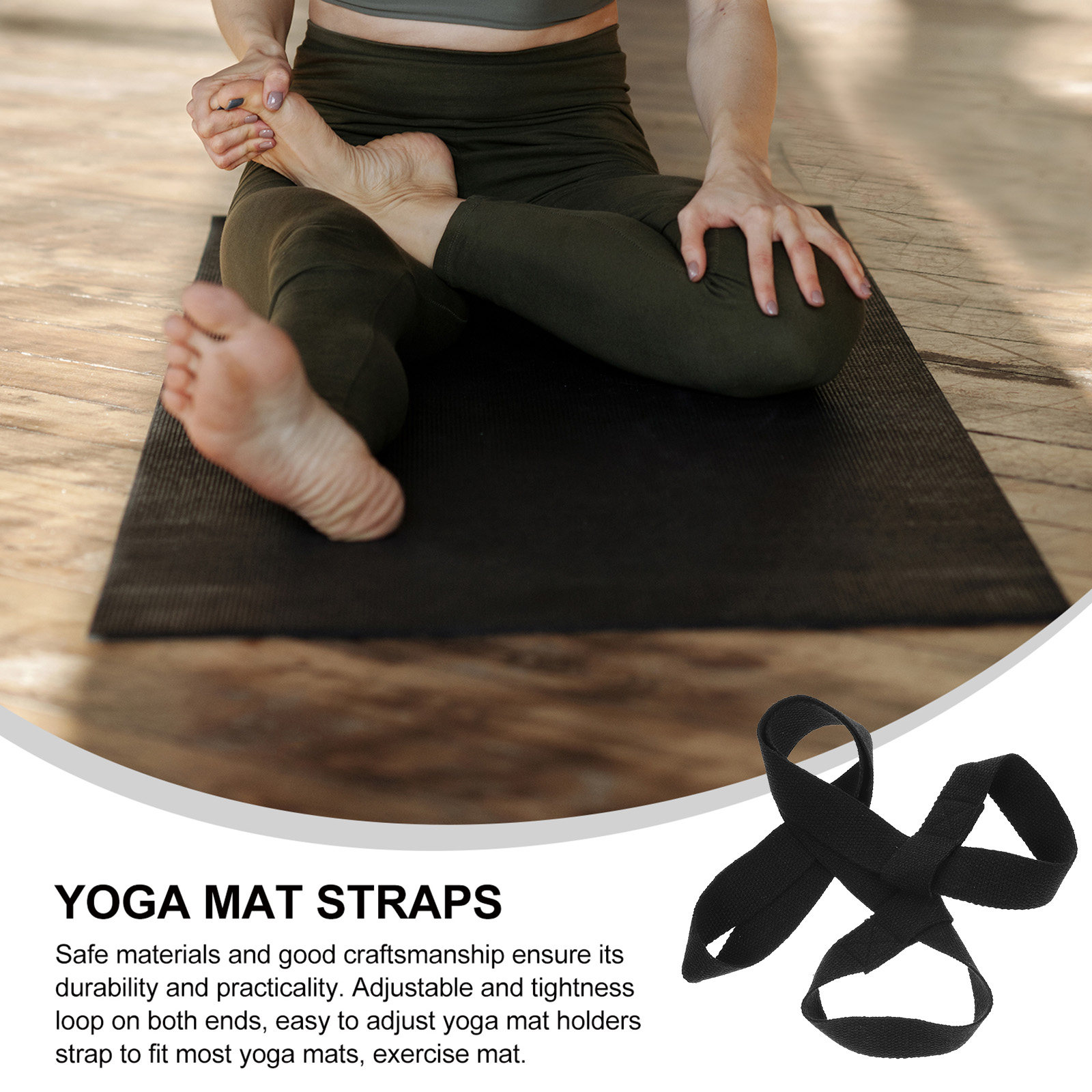 2Pcs Yoga Mat Sling Strap Heav - Pilates Yoga Class review and price