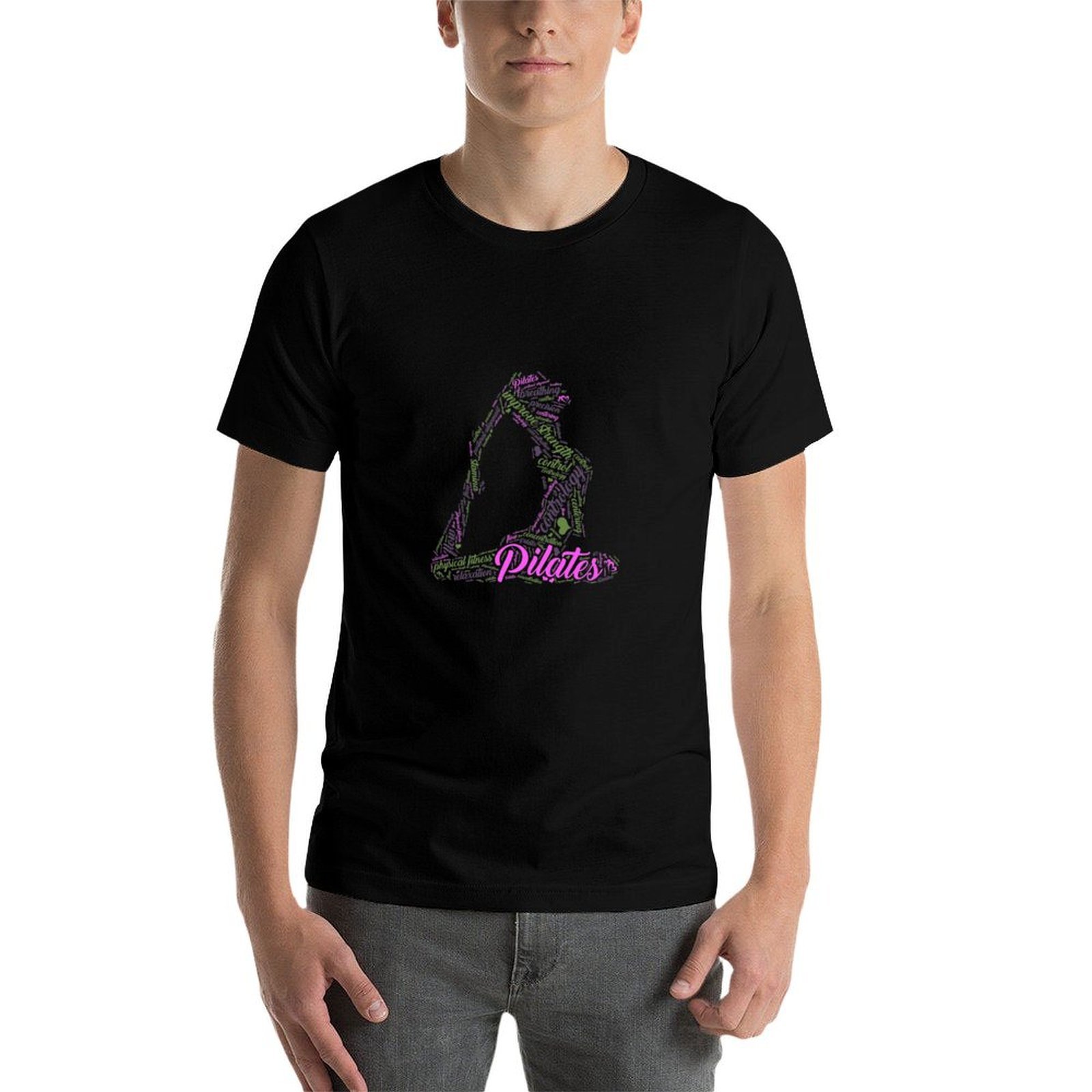 Womens Fun Word Cloud and Cute - Pilates Yoga Class review and price