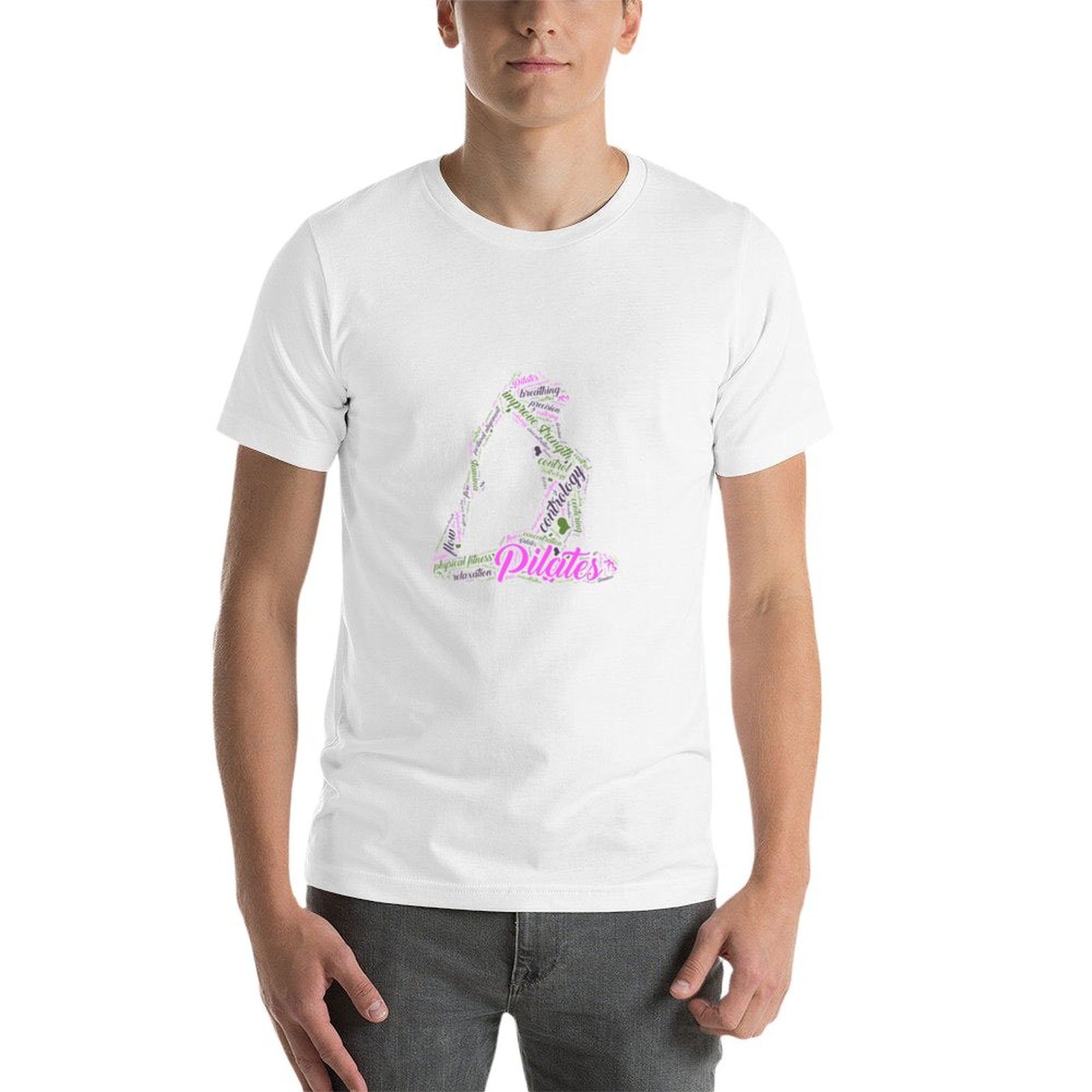 Womens Fun Word Cloud and Cute - Pilates Yoga Class review and price