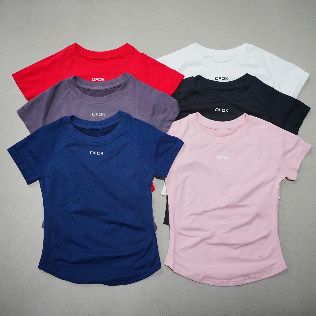 DFDK Women Elastic Slim Short  - Pilates Yoga Top review and price