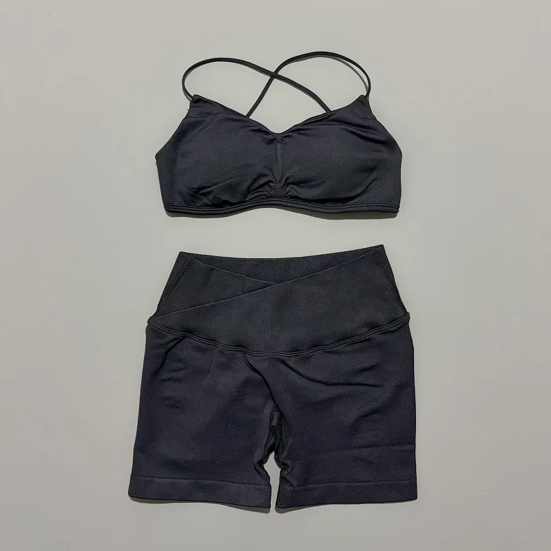 2 Pieces Sports Set Women Thin - Pilates Yoga Top review and price